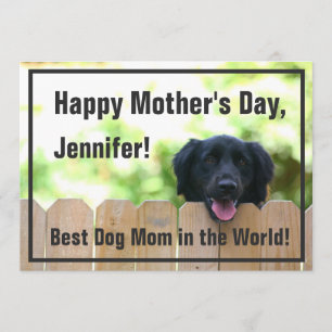 Tarjeta Perro Mamá   Feliz Día de la Madre