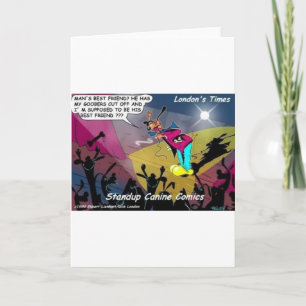 Tarjeta ¿Perro Mans Mejor Amigo? Regalos divertidos y cole