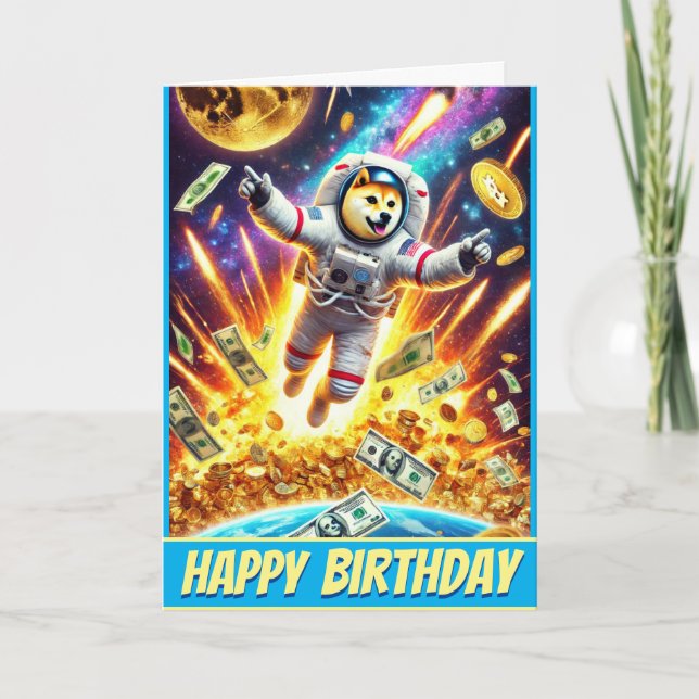 Tarjeta Perro onado: Explosión de Cripto (Anverso)