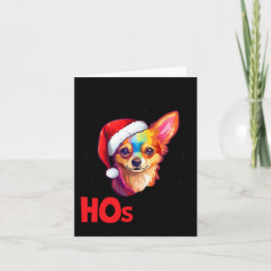 Tarjeta Perro Santa Chihuahua Hay algunas zorras en esta c