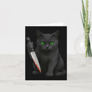 Tarjeta Perro Schnauzer Negro de Halloween para Mujeres
