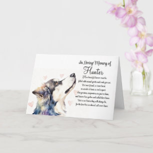 Tarjeta Perro Simpatía Personalizado Nombre Perro de Ganad