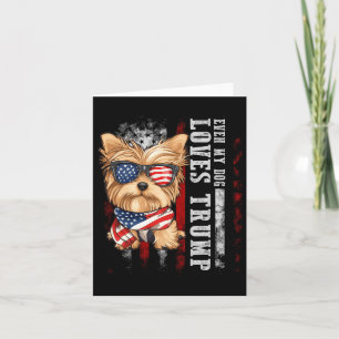 Tarjeta Perro Yorkshire Terrier Yorkie Incluso Mi Perro Am
