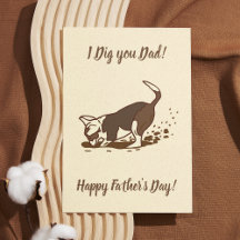 Perros cavadores sucios - Feliz Día del Padre.