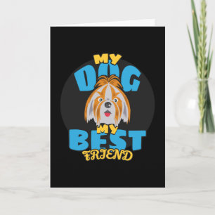Tarjeta Perros con amante de los perros adorables idea de