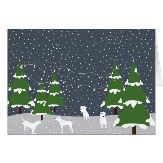 Tarjeta Perros de la nieve