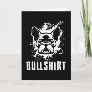 Tarjeta Perros de perro de la camiseta del Bulldog francés