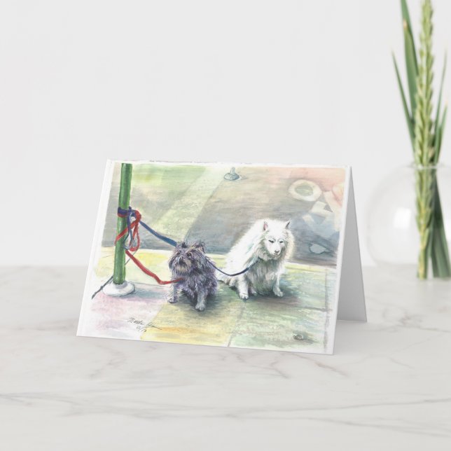 Tarjeta Perros obedientes (Anverso)