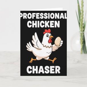 Tarjeta Perseguidor Profesional de Pollos Granja Avícola D