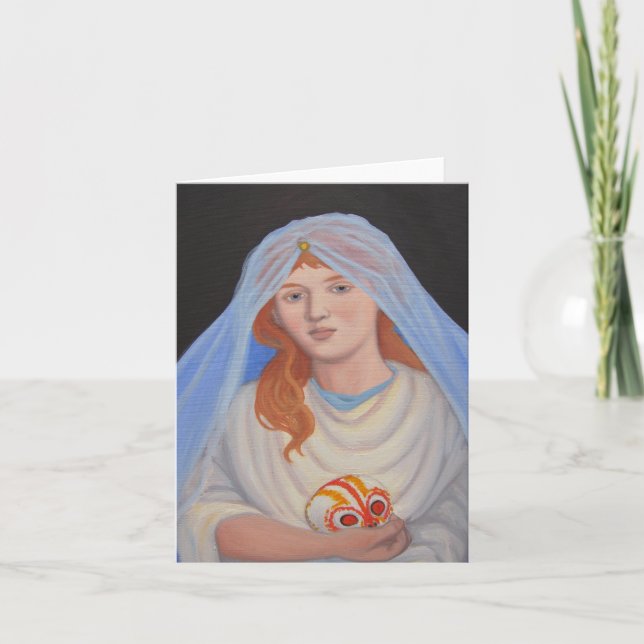 Tarjeta Persephone - día de los muertos (Anverso)