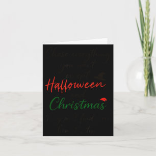 Tarjeta Persigue Todo Lo Que Quieras Excepto Halloween Y N