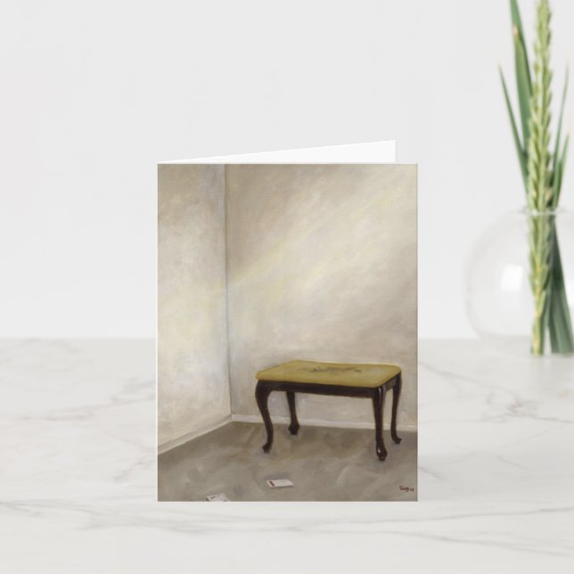 Tarjeta Persistencia de la memoria Notecard (Anverso)