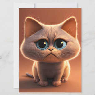 Tarjeta personaje de dibujos animados ilustracion de un ga