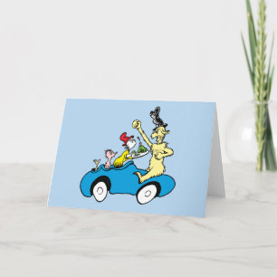 Tarjeta Personajes de Huevos Verdes con Jamón de Dr. Seuss