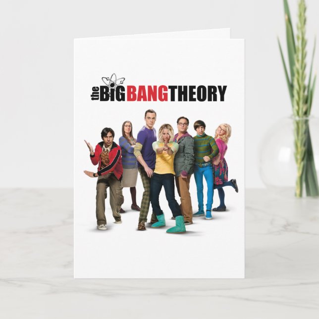 Tarjeta Personajes de la Teoría del Big Bang (Anverso)