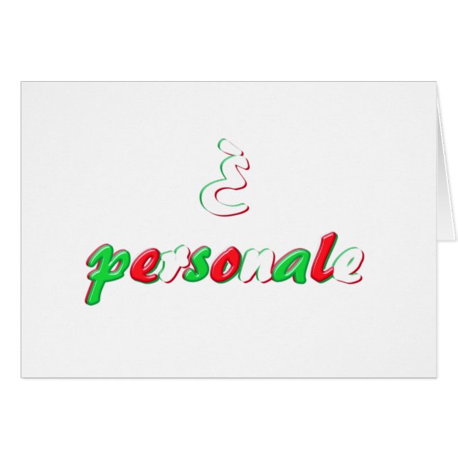 Tarjeta personal (Anverso (Horizontal))