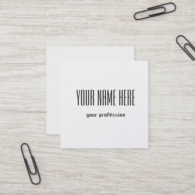 tarjeta personal de negocios de personalizable (Anverso/Reverso In Situ)