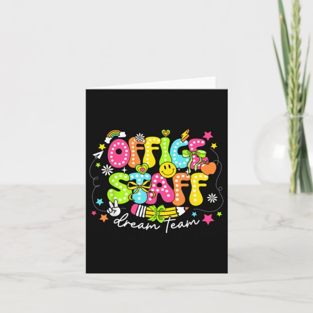 Tarjeta Personal De Office Dream Team First Day Retro (Anverso)