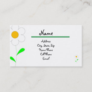 Tarjeta personal del establecimiento de una red