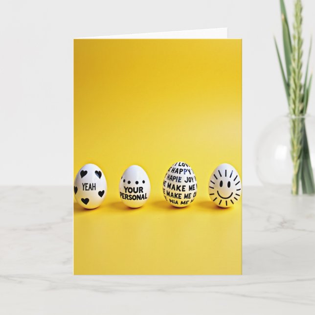 Tarjeta Personal Feliz Alegría Sí (Anverso)