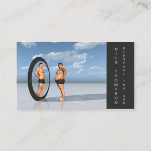 Tarjeta personal profesional del instructor/de la