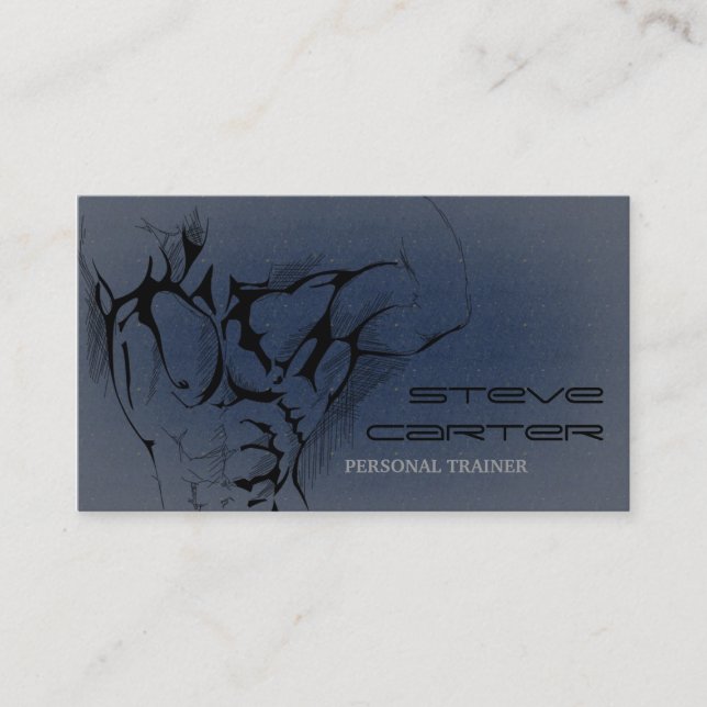 tarjeta personal profesional del instructor/del (Anverso)