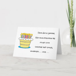Tarjeta Personalice el saludo del feliz cumpleaños del