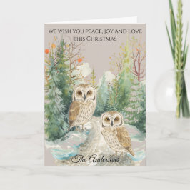 Tarjeta Personalised Family Photo Christmas Card