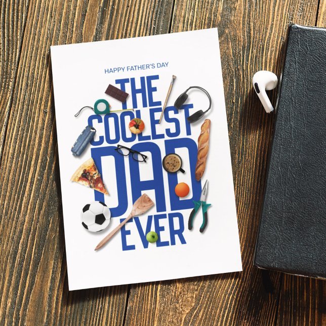 Tarjeta Personaliza a Moderno El Papá Más Coolado De La Hi (Cool Card for Cool Dad)