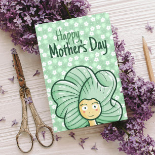 Tarjeta Personaliza el Día de la Madre de la Chica del cab