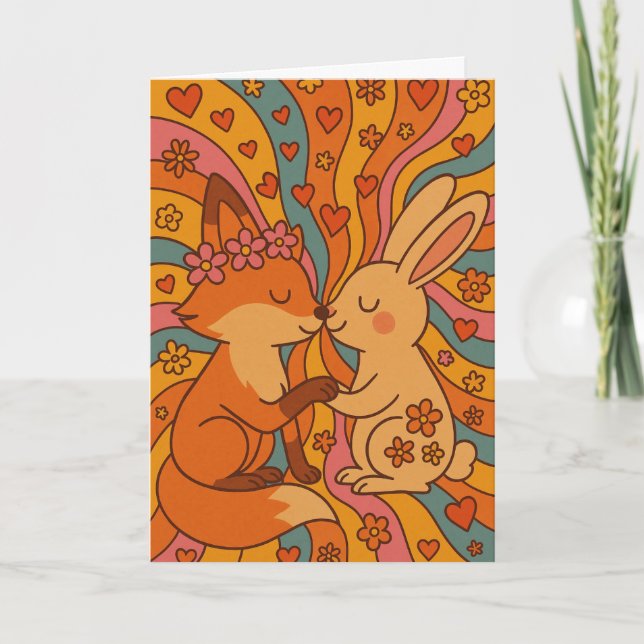Tarjeta Personaliza el interior Día de San Valentín de zor (Anverso)