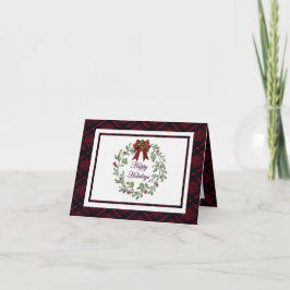 Tarjeta Personaliza Felices Fiestas Rojas Jugadas