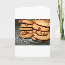 Tarjeta Personaliza Galletas Postre Chocolate Chip Dulces