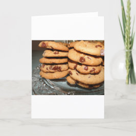 Tarjeta Personaliza Galletas Postre Chocolate Chip Dulces