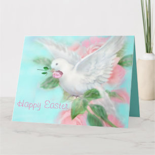 Tarjeta Personaliza gran Paloma "Feliz Pascua"