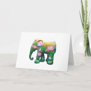Tarjeta Personaliza Safari de Animales Selva África Flores