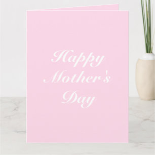 Tarjeta Personaliza texto Feliz Día de la Madre, elegante 