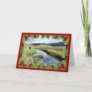 Tarjeta Personaliza tu "Fishmas" de Navidad de pesca con m