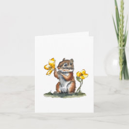 Tarjeta Personalizable Chipmunk
