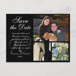 Tarjeta personalizable de boda para guardar la fec