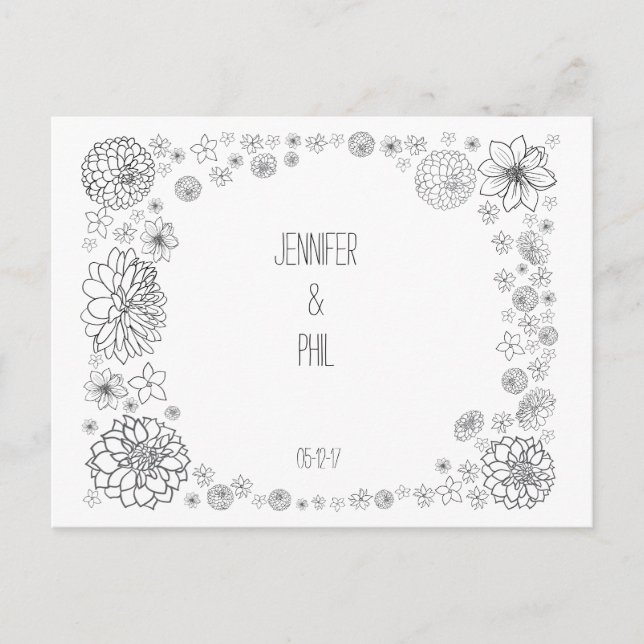 Tarjeta personalizable de boda rústica para guarda (Anverso)