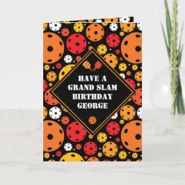 Tarjeta Personalizable de cumpleaños del Grand Slam de Pic