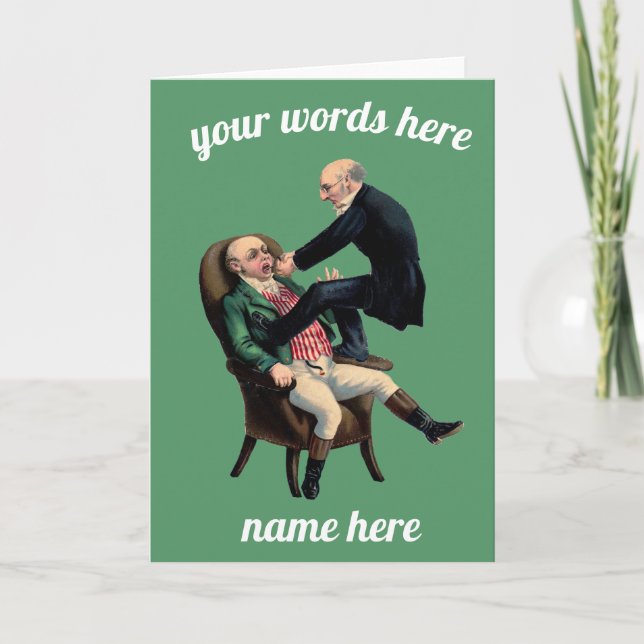 Tarjeta personalizable de dentista (Anverso)