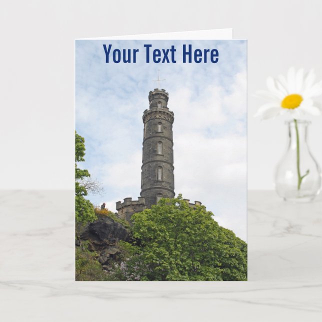 Tarjeta personalizable de Edimburgo, Escocia (Planta pequeña)