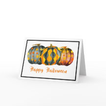 Personalizable de Halloween con calabazas decorada