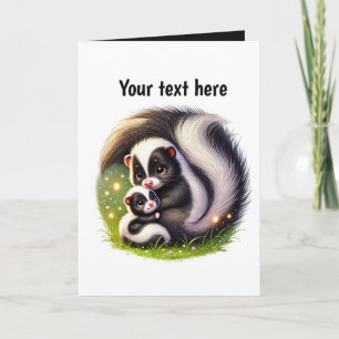 Tarjeta Personalizable de leche de bebé de mamá lindo