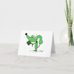 Tarjeta personalizable de Midge "Buena suerte para