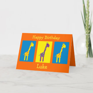 Tarjeta Personalizable de Personalizados coloridos