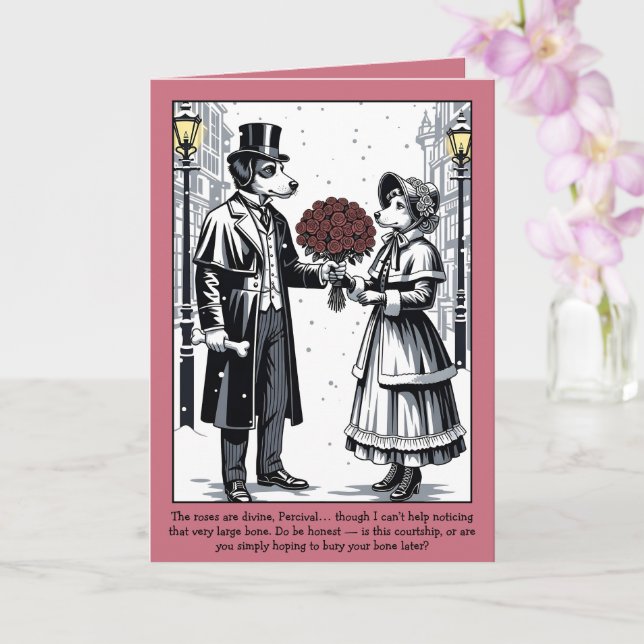 Tarjeta personalizable del Día de San Valentín con (Orquídea)