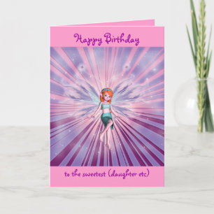 Tarjeta Personalizable del feliz cumpleaños de la nieta
